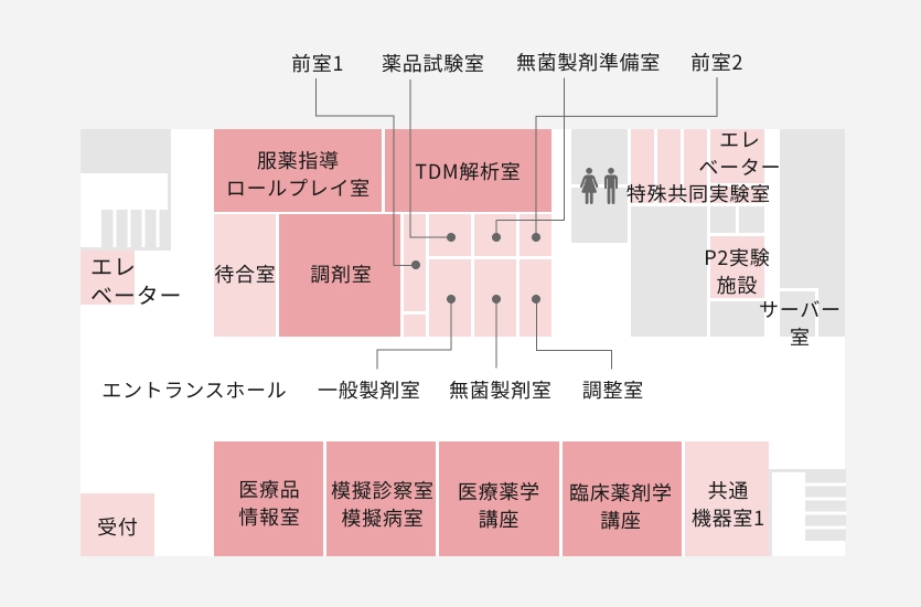 図：1階フロアマップ