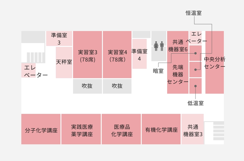 図：3階フロアマップ